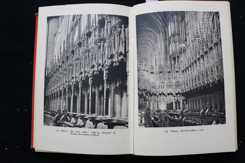 1950 THE ENGLISH CATHEDRALS HARDCOVER BOOK BY JOHN HARVEY - KD 9478