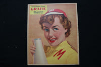 1953 SEPTEMBER 20 CHICAGO SUNDAY TRIBUNE MAGAZINE - CHEERLEADER COVER - E 26346