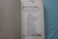 1877-1890 PENNSYLVANIA COLLEGE MONTHLY BOUND VOLUMES - LOT OF 7 - KD 9561