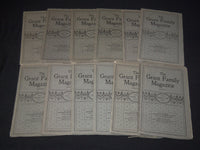 1900-1901 THE GRANT FAMILY BI-MONTHLY MAGAZINE LOT OF 12 ISSUES - O 2922D