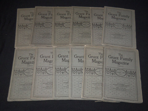 1900-1901 THE GRANT FAMILY BI-MONTHLY MAGAZINE LOT OF 12 ISSUES - O 2922D