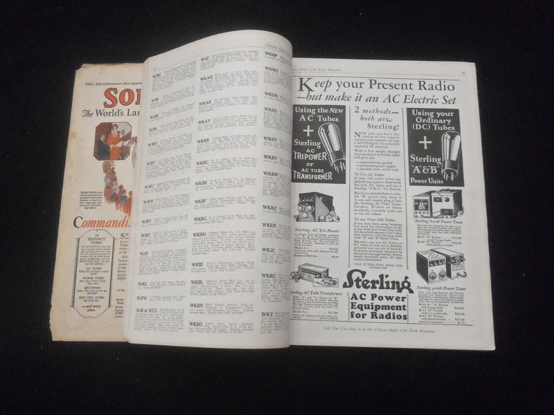 1928 MARCH CITIZENS RADIO CALL BOOK - A COMPLETE RADIO CYCLOPEDIA - B 432G