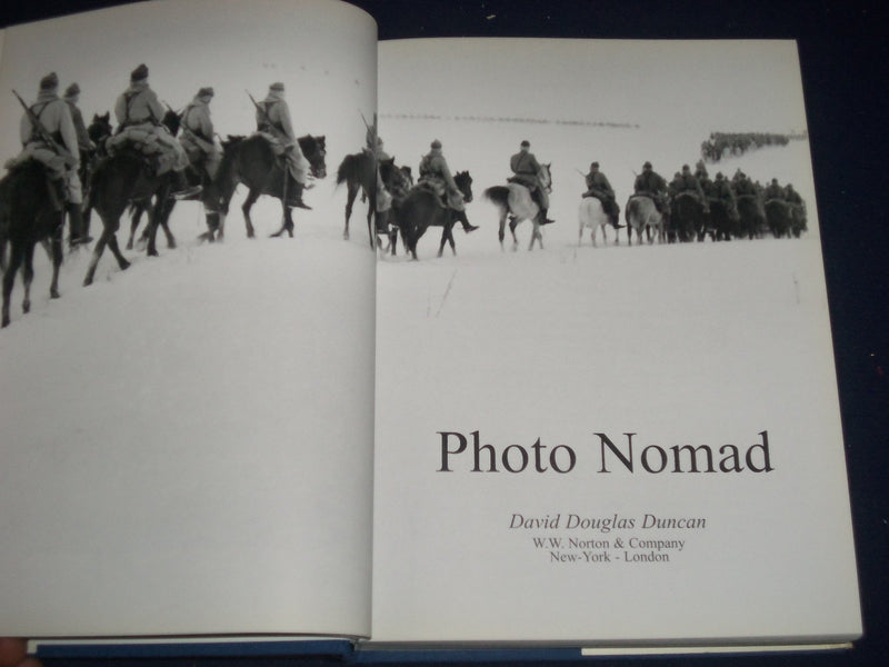 2003 PHOTO NOMAD HARDCOVER BOOK BY DAVID DOUGLAS DUNCAN - GREAT PHOTOS - KD1988