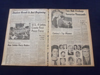 1965 MAY 24 BOSTON RECORD AMERICAN NEWSPAPER -STUDENT REVOLT ON CAMPUS - NP 6297