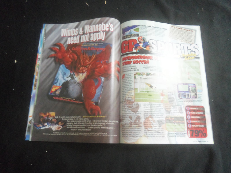 1995 JUNE GAME PLAYERS MAGAZINE - VIDEO GAMES - B 5536G