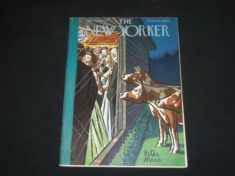 1956 MAY 19 THE NEW YORKER MAGAZINE - ILLUSTRATED COVER - NY 566