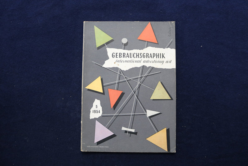1954 MAY GEBRAUCHS GRAPHIK MAGAZINE - GERMAN/ENGLISH TEXT - E 11236