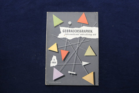 1954 MAY GEBRAUCHS GRAPHIK MAGAZINE - GERMAN/ENGLISH TEXT - E 11236