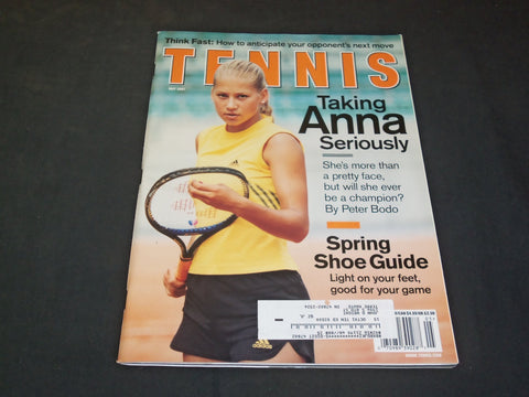 2001 MAY TENNIS MAGAZINE - ANNA KOURNIKOVA - SP 7432