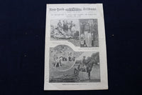 1906 JUNE 24 NEW-YORK TRIBUNE PHOTO SECTION - PEEKSKILL STATE CAMP - NP 8883