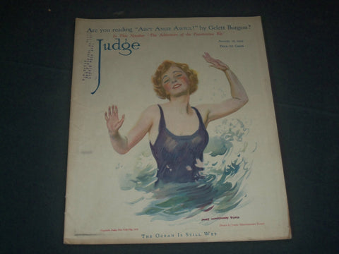 1919 AUGUST 16 JUDGE MAGAZINE - COVER BY JAMES MONTGOMERY FLAGG - B 6141