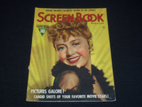 1938 MAY SCREEN BOOK MAGAZINE - JOAN BLONDELL COVER - E 12173