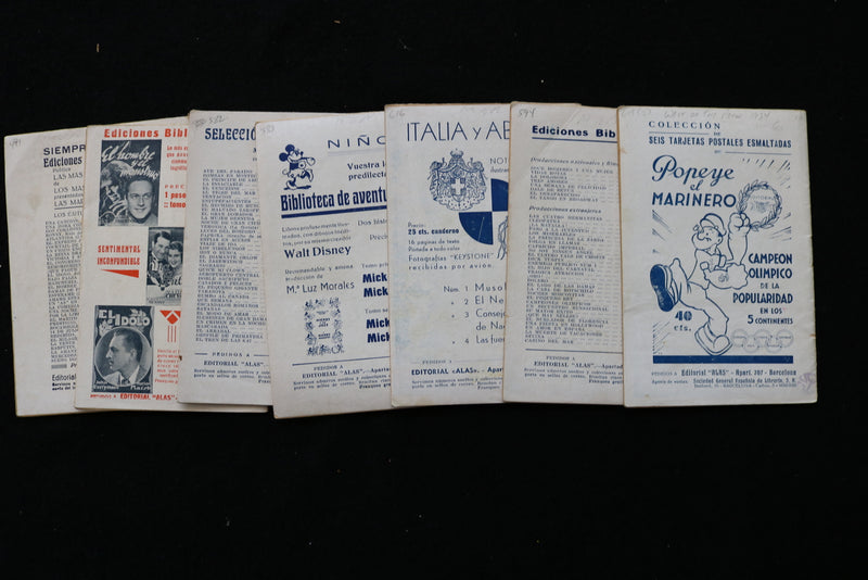 1920'S-1930'S BIBLIOTECA FILMS STORY BOOKS - SOFTCOVER - SPANISH - K 1981