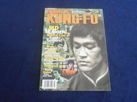 2000 JULY INSIDE KUNG FU MAGAZINE - BRUCE LEE COVER - F 375O