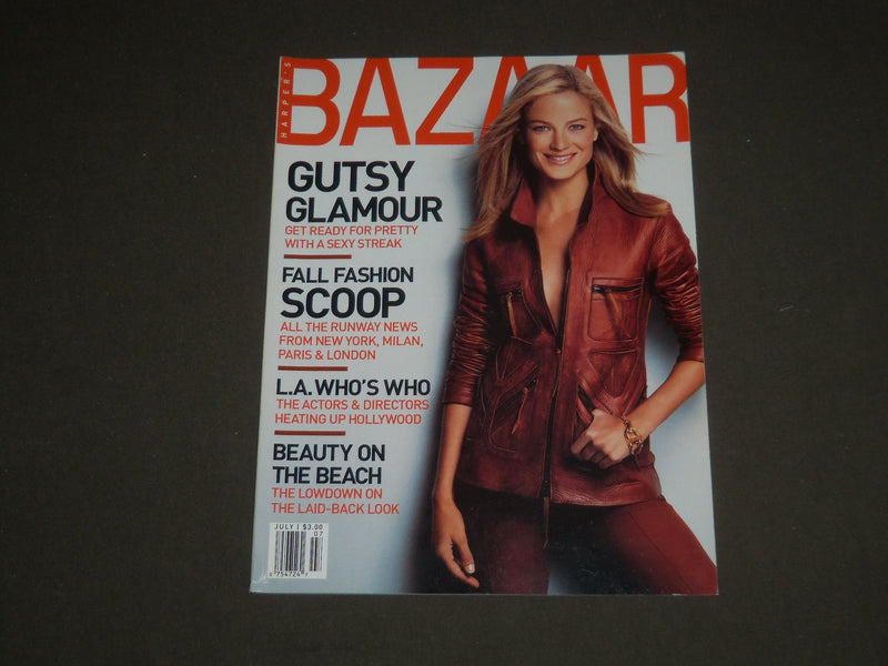 2000 JULY HARPER'S BAZAAR MAGAZINE - CAROLYN MURPHY COVER - SP 4554