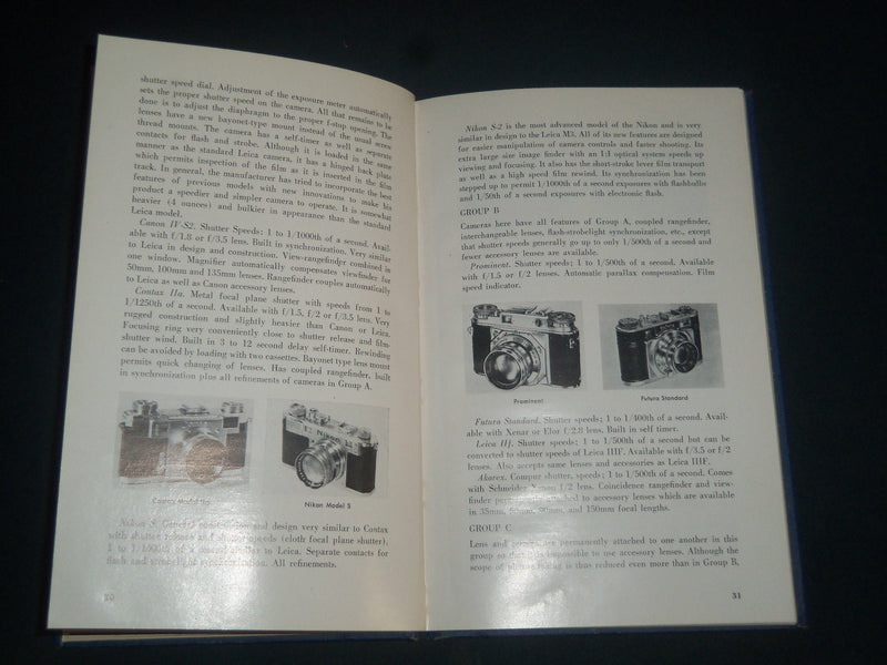 1956 U. S. CAMERA'S 35MM PHOTOGRAPHY BOOK BY LOUIS STETTNER - KD 5464