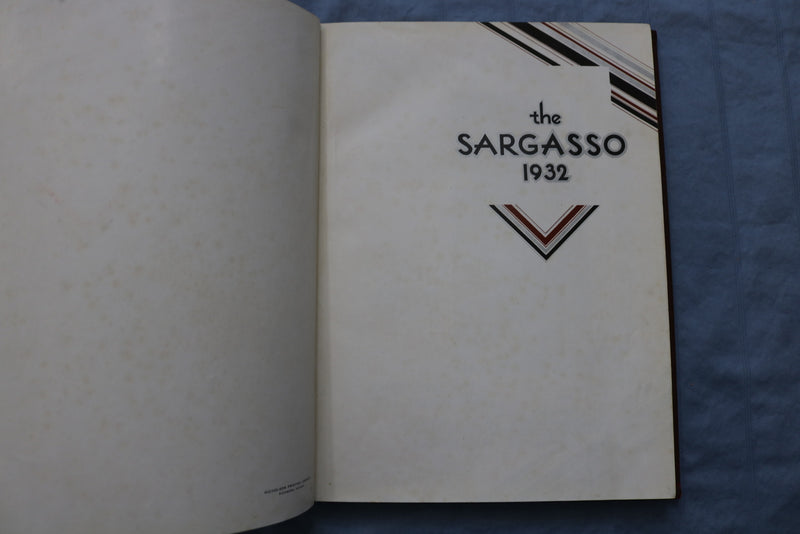 1932 THE SARGASSO EARLHAM COLLEGE YEARBOOK - RICHMOND, INDIANA - YB 3426