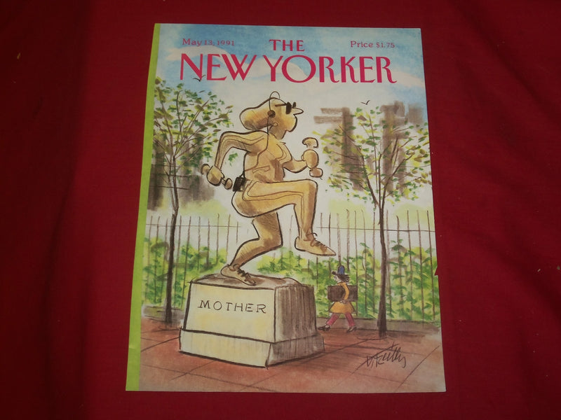 1991 MAY 13 NEW YORKER MAGAZINE FRONT COVER ONLY - GREAT ART FOR FRAMING