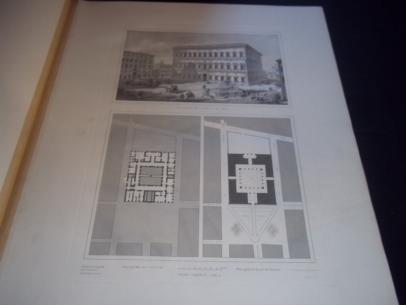 1874 EDIFICES DE ROME MODERNE BY PAUL LETAROUILLY VOLUME 2 - ARCHITECTURE - Z 2