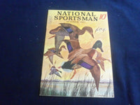 1937 OCTOBER NATIONAL SPORTSMAN MAGAZINE - NICE ILLUSTRATED COVER - SP 4712R