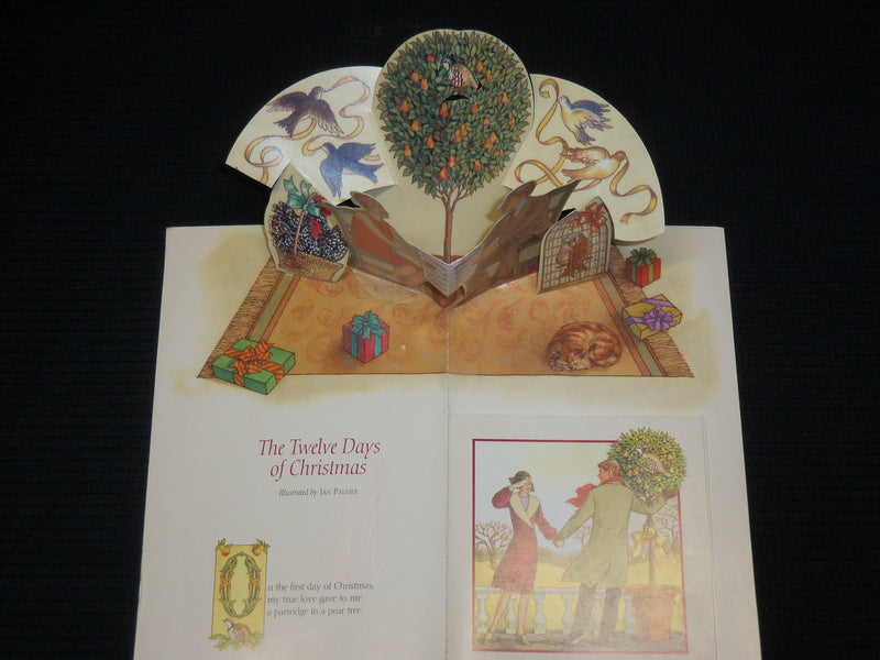 1994 STOCKING STUFFER POP-UP BOOK LOT OF 4 - CHRISTMAS - J 7007