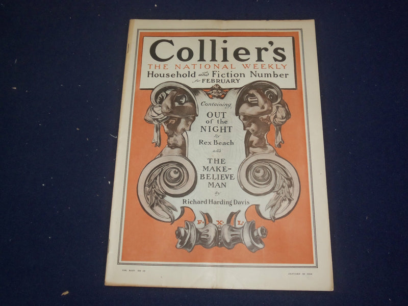 1910 JANUARY 29 COLLIER'S MAGAZINE - F. X. LEYENDECKER COVER - ST 6786