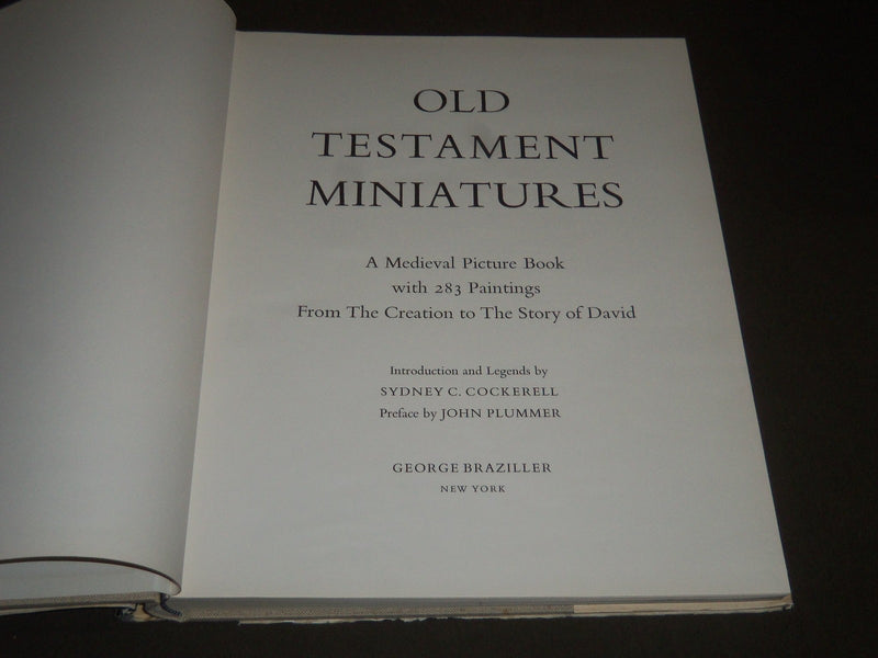 1975 OLD TESTAMENT MINIATURES BY SIDNEY C. COCKERELL BOOK - I 915