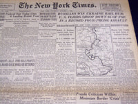 1944 JANUARY 6 NEW YORK TIMES - RUSSIANS WIN UKRAINE RAIL HUB - NT 2589