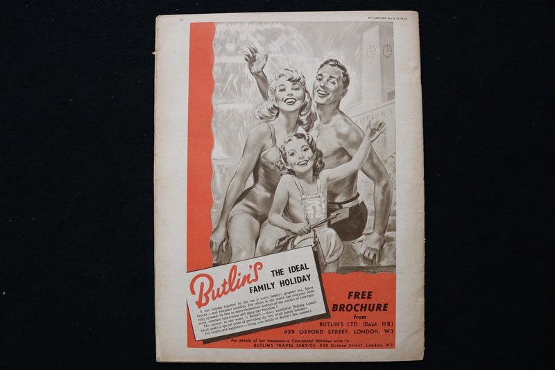 1953 MARCH 14 PICTUREGOER MAGAZINE - COLETTE MARCHAND COVER - E 25993