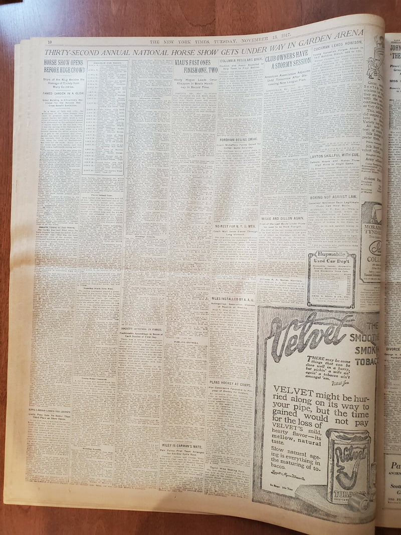 1917 NOVEMBER 13 NEW YORK TIMES - LLYOD GEORGE SEES VICTORY IN UNITY - NT 8068