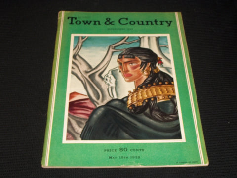 1932 MAY 15 TOWN & COUNTRY MAGAZINE - JAMES REYNOLDS FRONT COVER - E 2551