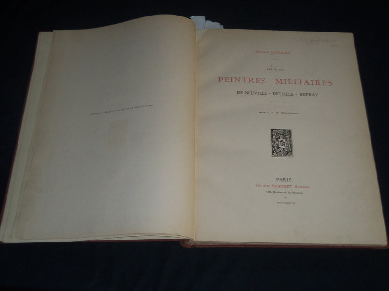 1878 LES JEUNES PEINTRES MILITAIRES DE NEUVILLE VOLUME -DETAILLE- DUPRAY - Z 145