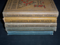 1881-1923 ASSORTED CHILDREN'S READING BOOKS LOT OF 5 - KD 4351G