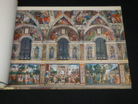 1975 THE SISTINE AND PAULINE CHAPELS IN THE VATICAN HARDCOVER BOOK - R 711O