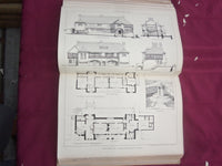 1898 JAN-DEC THE BUILDER U. K. MAGAZINE BOUND VOLUMES - 2 VOLS - FOLD OUTS - C 4