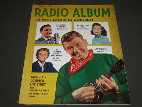 1950 SPRING RADIO ALBUM MAGAZINE - ARTHUR GODFREY COVER - ST 4921
