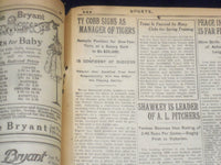 1920 DECEMBER 19 NEW YORK TIMES - TY COBB SIGNS AS MANAGER OF TIGERS - NT 8499