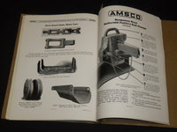 1927 AMSCO MANGANESE STEEL COMPANY CASTINGS CATALOG NO. 9 - NICE ILLUS. - J 9703
