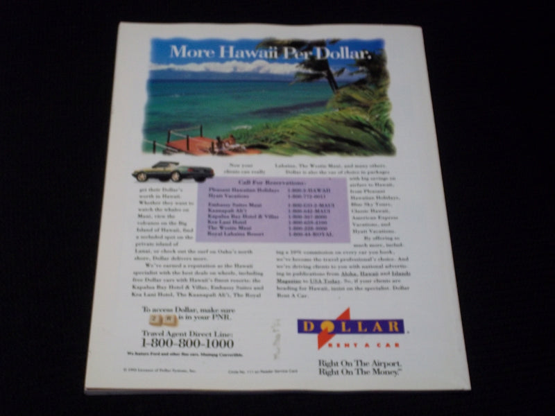 1993 OCTOBER HAWAII MAGAZINE - 100 BEST THINGS FRONT COVER - E 1658