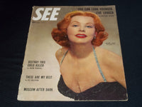 1952 MARCH SEE MAGAZINE - ARLENE DAHL FRONT COVER - E 20018