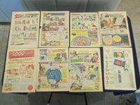 1930'S-1940 COLOR COMICS FULL PAGE ADS - LOT OF 68 - NP 5270
