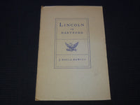 1960'S LINCOLN IN HARTFORD BOOK BY J. DOYLE DEWITT - J 7366