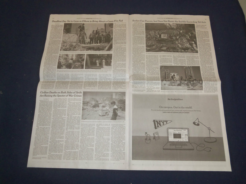 2021 MAY 17 NEW YORK TIMES - DEADLIEST DAY IN GAZA AS EFFORTS AT CEASE-FIRE FAIL