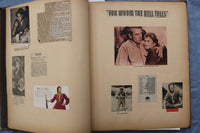GARY COOPER & INGRID BERGMAN FOR WHOM THE BELLS TOLL SCRAPBOOK - E 26466