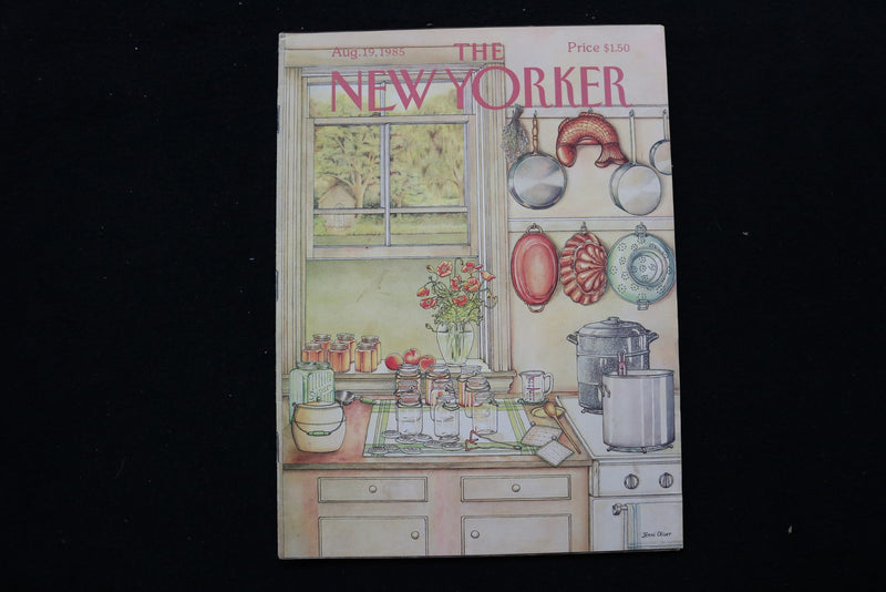 1985 AUGUST 19 NEW YORKER MAGAZINE - GREAT ILLUSTRATED COVER - NY 3232