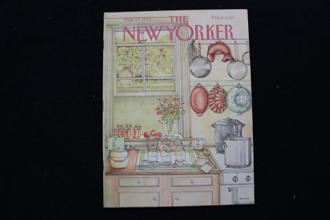 1985 AUGUST 19 NEW YORKER MAGAZINE - GREAT ILLUSTRATED COVER - NY 3232