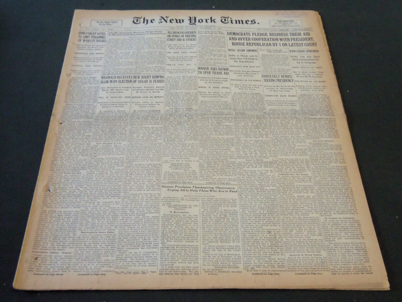 1930 NOV 8 NEW YORK TIMES - ALL BROKERS QUERIED ON FUNDS OF BERTINI - NT 5664