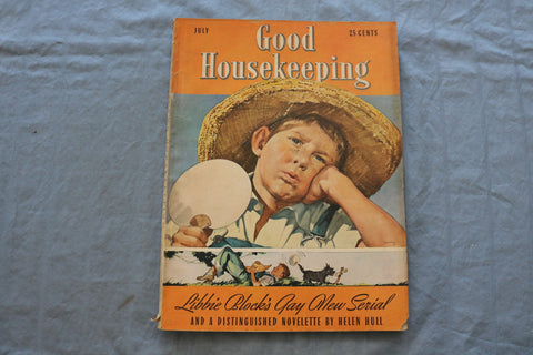 1939 JULY GOOD HOUSEKEEPING MAGAZINE - LIBBIE BLOCK'S SERIAL COVER - SP 5397O