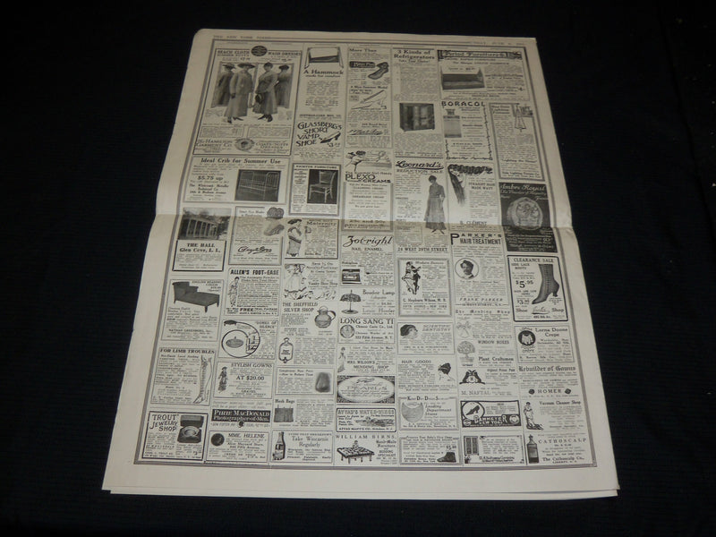 1915 JUNE 6 NEW YORK TIMES PICTURE SECTION - ARMY & NAVY BASEBALL - NP 5481