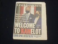 2020 AUGUST 13 NEW YORK DAILY NEWS NEWSPAPER -BIDEN & HARRIS -WELCOME TO KAMELOT